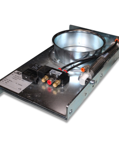 Branch piece w/shutter pneumatic M&M D150